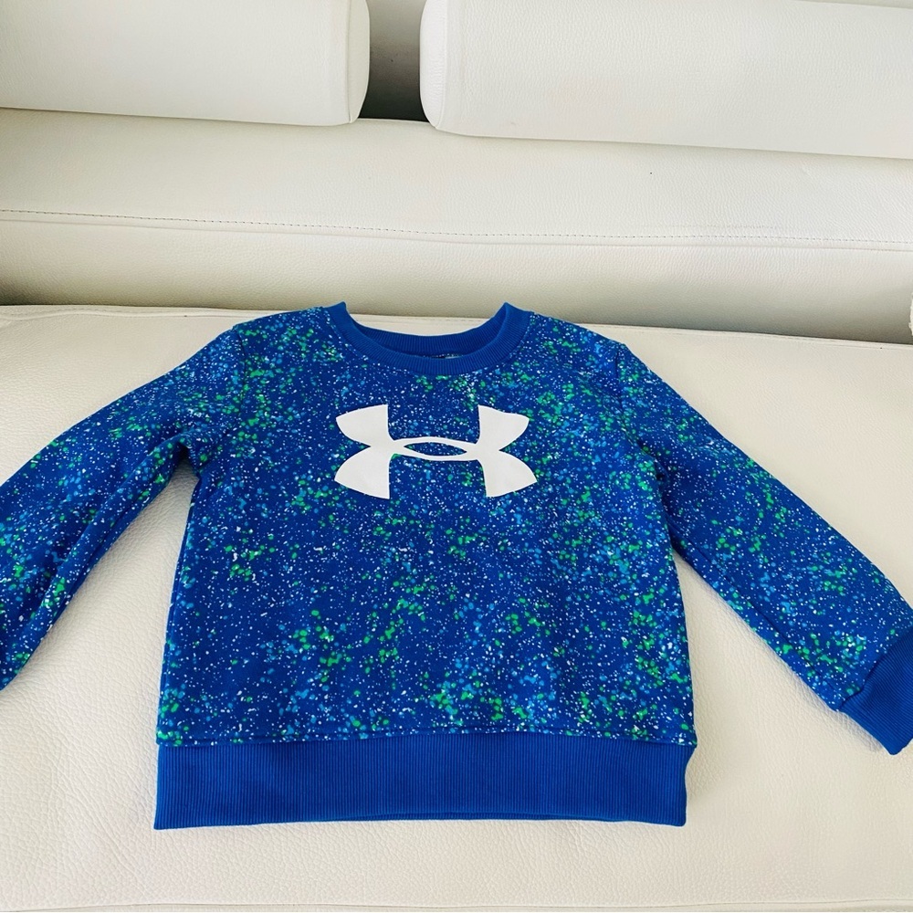 Under Armour Kids Blue and Green Sweatshirt